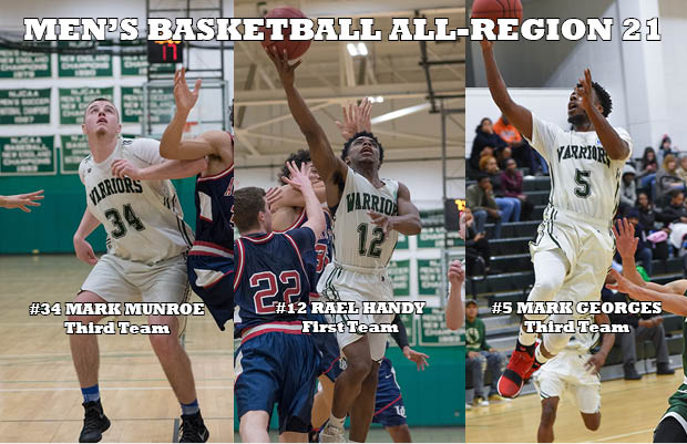 Trio of Men’s Basketball Players Earn All-Region Accolades