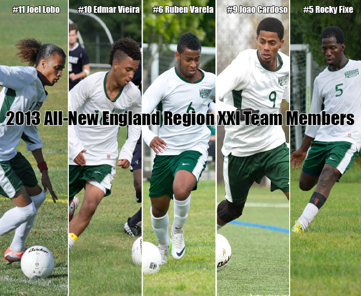 Five Men's Soccer Players Named All-Region XXI