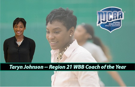 Taryn Johnson Selected As Region 21 Women’s Basketball Coach Of The Year