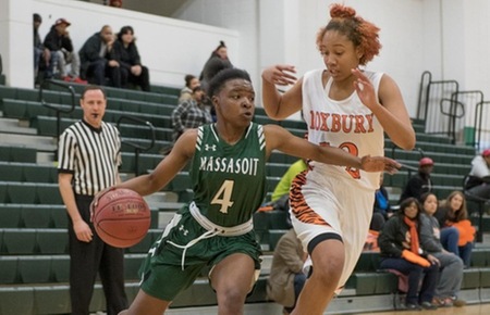 Women’s Basketball Puts No. 3 Roxbury On The Brink, Runs Out Of Gas