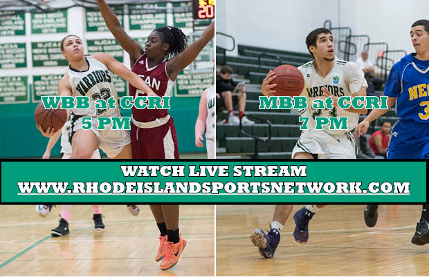 Men’s & Women’s Basketball Games To Be Live Streamed at CCRI Tuesday Night