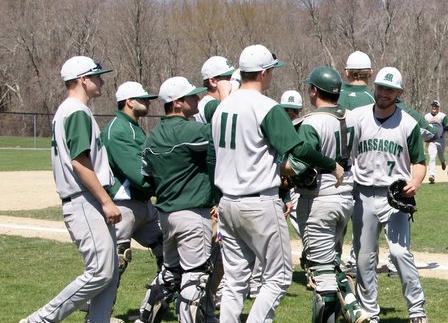 Baseball Defeats St. Lawrence of Quebec, 5-2