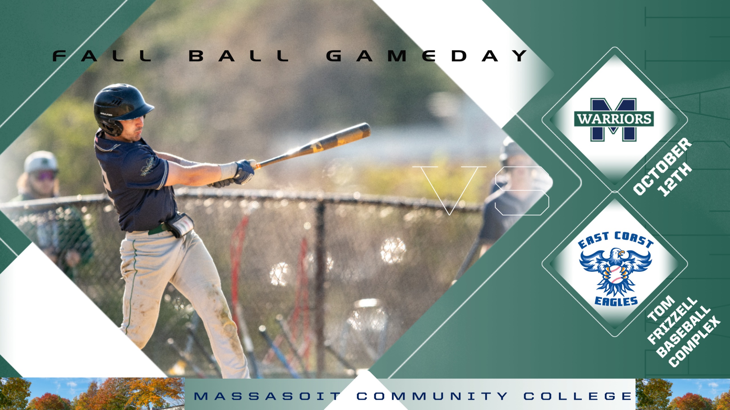 Massasoit Baseball Fall Ball Host East Coast Eagles for a Double Header!