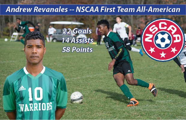 Andrew Revanales Captures NSCAA All-American First Team Accolades