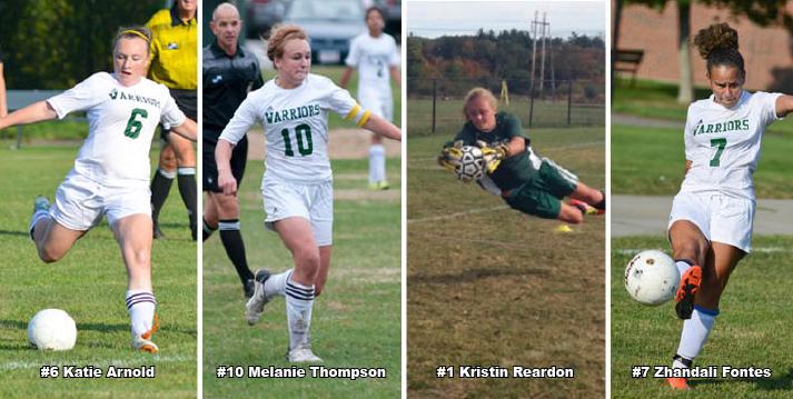 Six Women's Soccer Players Named All-Region